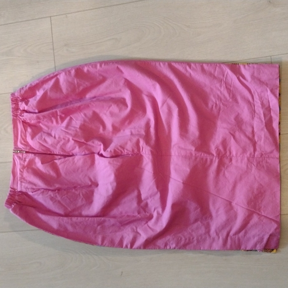 🆕HANDCRAFTED Sparkle Floral Pattern Lace Detail Pencil Skirt w Elastic Waist - Picture 4 of 7